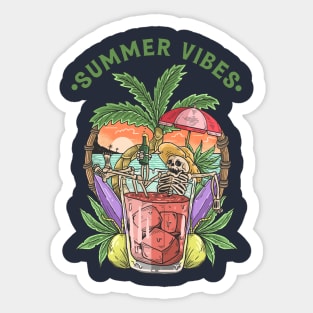 summer vibes Sticker